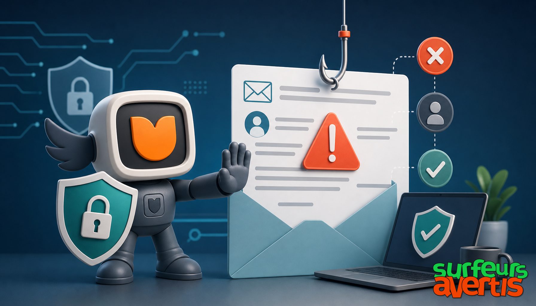 Hameçonnage (phishing) – Comment repérer les faux courriels et éviter le piège ?